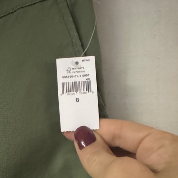 GAP WOMENS Khaki Green wide leg - Picture 6 of 8